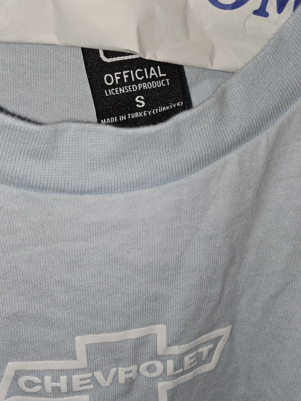Chevrolet Camaro Short-Sleeve Tee in Light Gray with Yellow Graphic